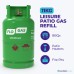 11kg leisure patio gas refill bottle for BBQs patio heaters outdoor cooking and camping equipment
